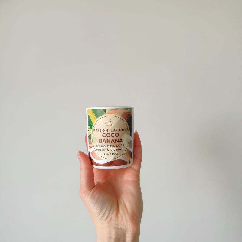 Bougie Coco Banana – Bougie de Soja