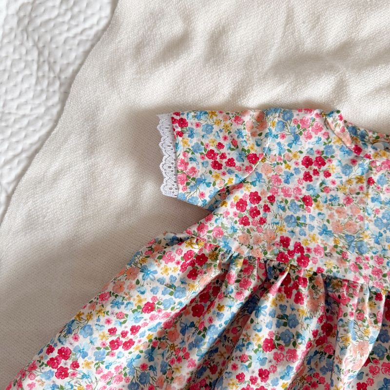Robe Béatrice fleuris pour fillette
