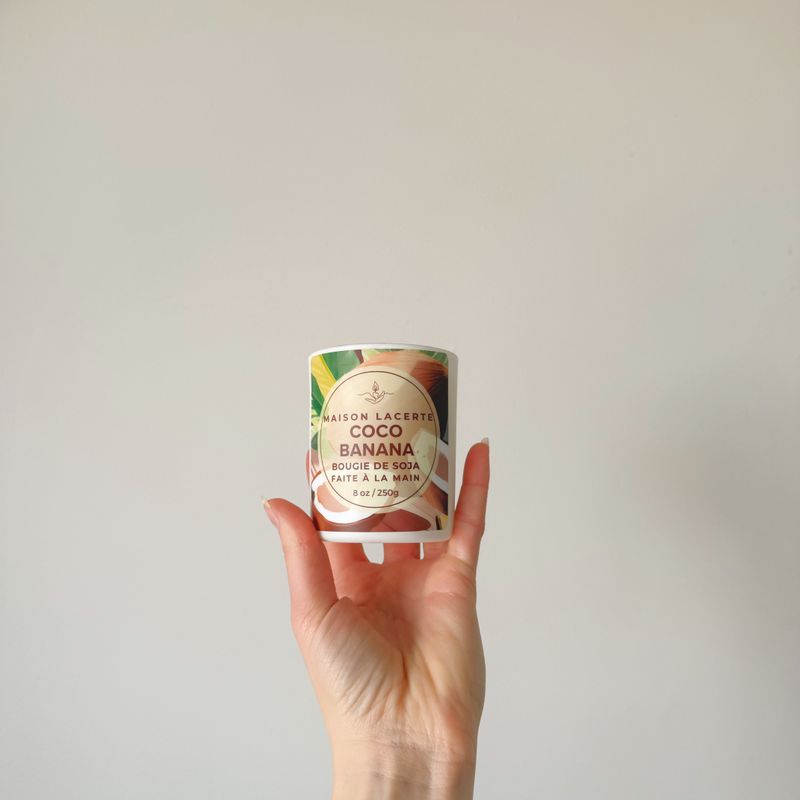 Bougie Coco Banana – Bougie de Soja