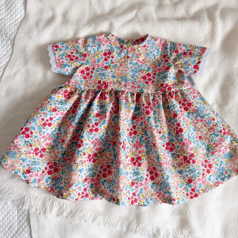 Robe Béatrice fleuris pour fillette