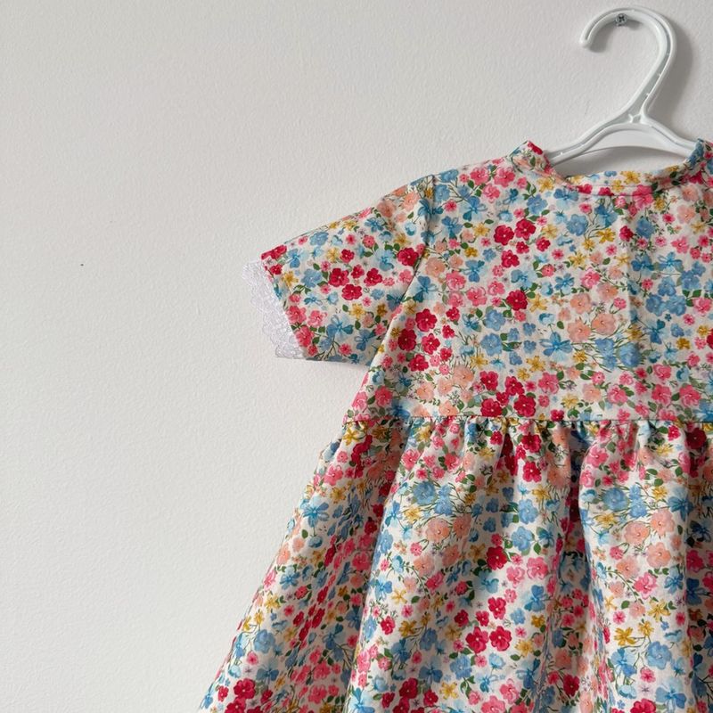 Robe Béatrice fleuris pour fillette