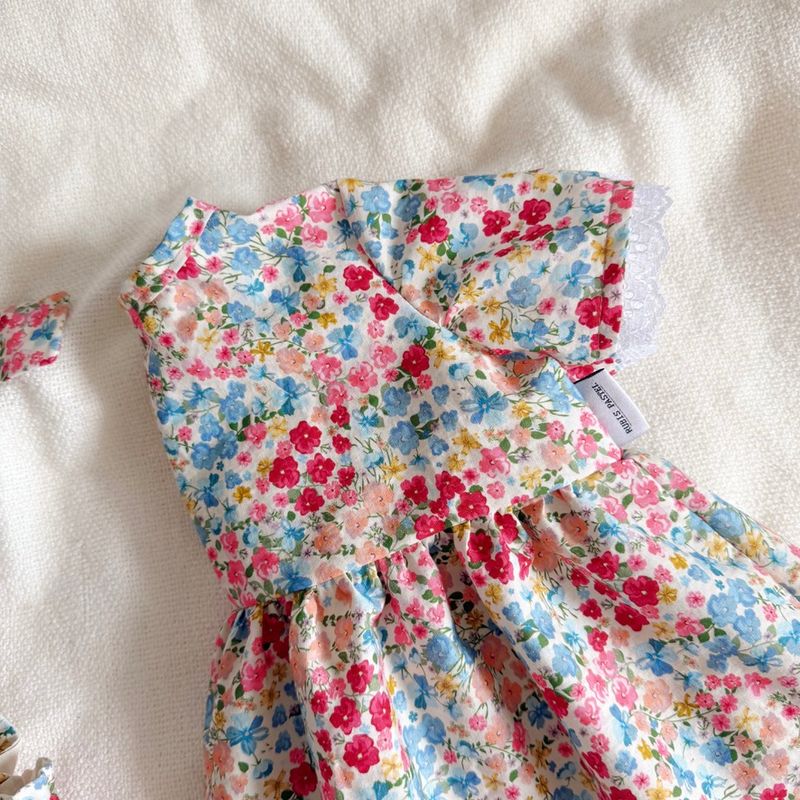 Robe Béatrice fleuris pour fillette