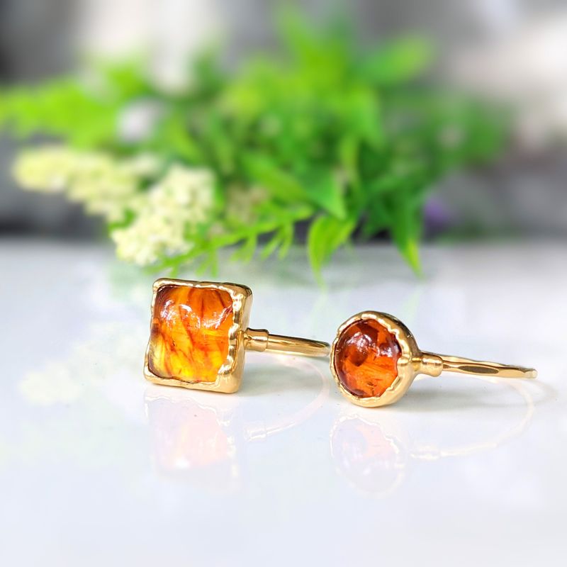 Bague Ambre en Or