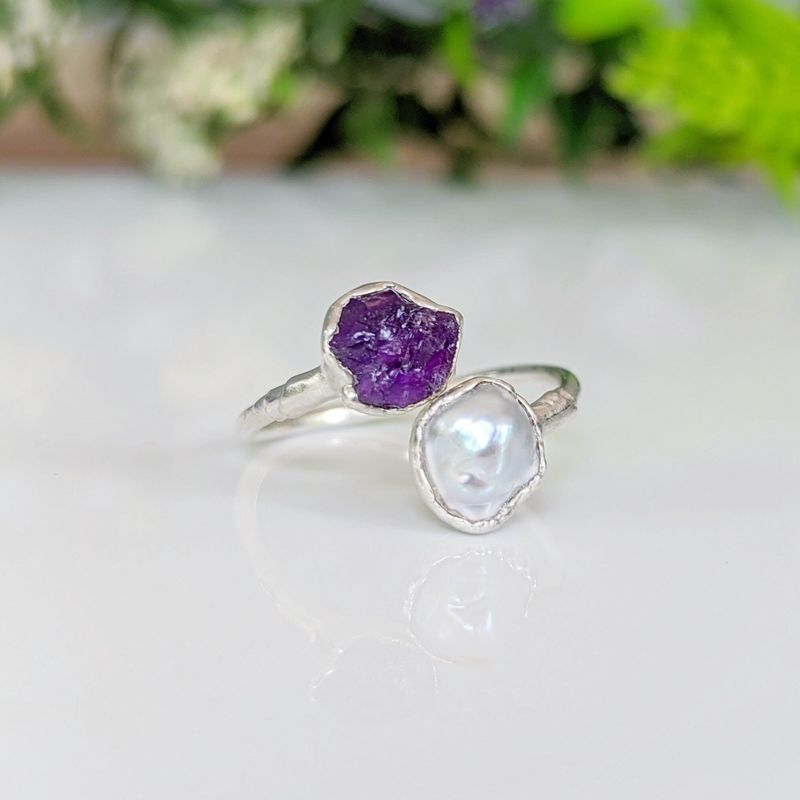 Bague multi-pierres de naissance