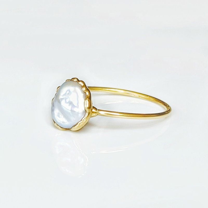 Freshwater pearl ring