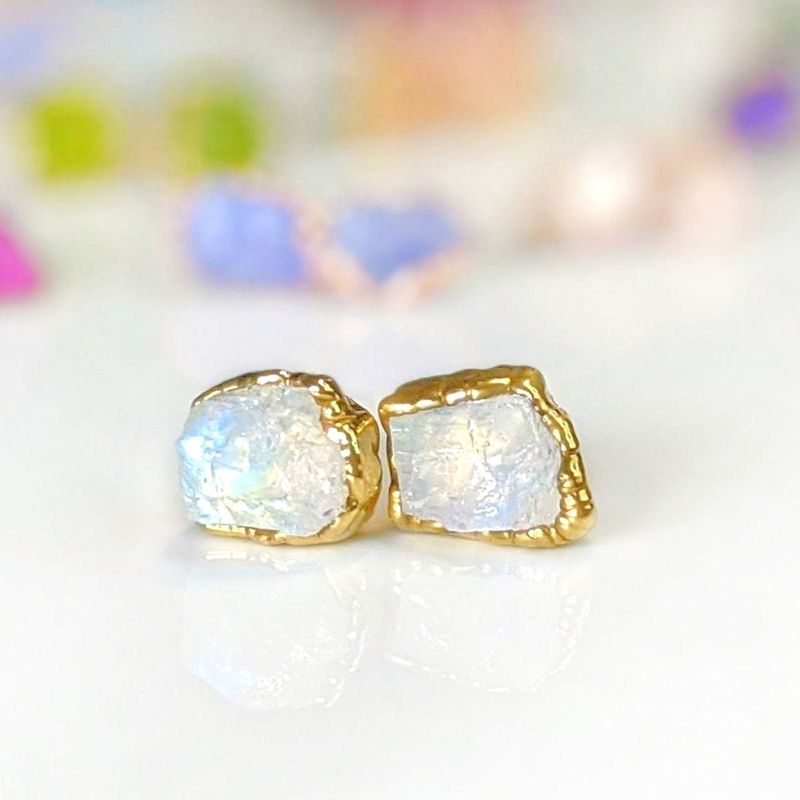 Boucles d'oreilles Pierre de lune 