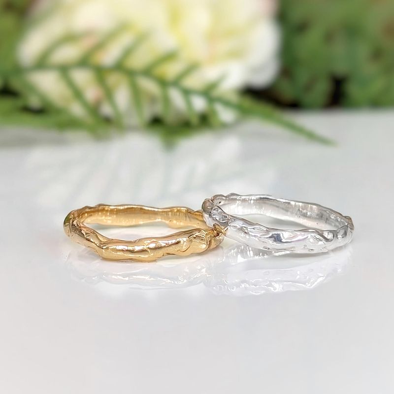 Molten Gold wedding band
