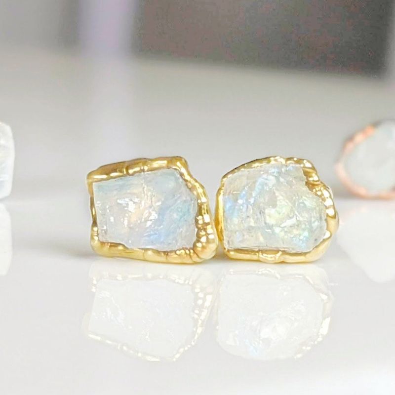 Boucles d'oreilles Pierre de lune 