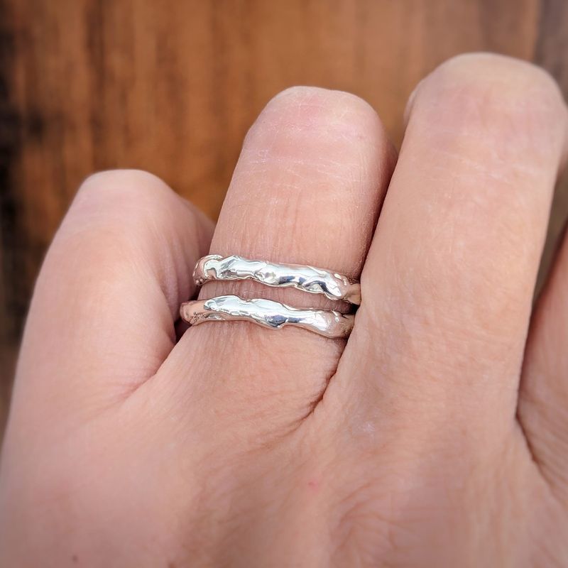 Molten Gold wedding band