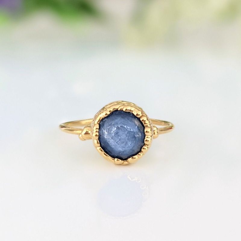 Bague Cyanite bleue