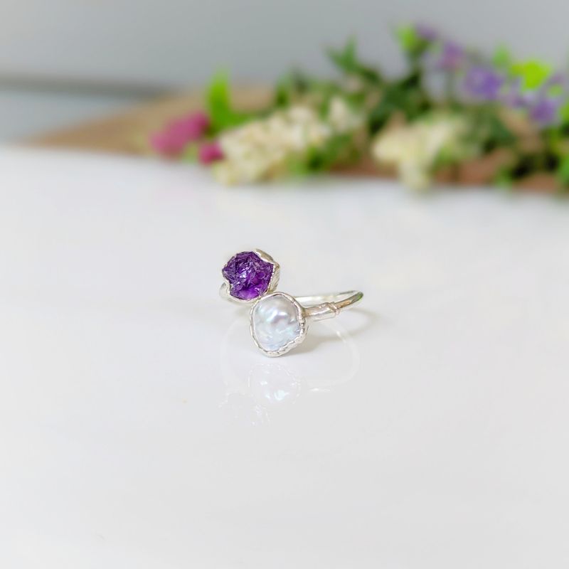 Bague multi-pierres de naissance