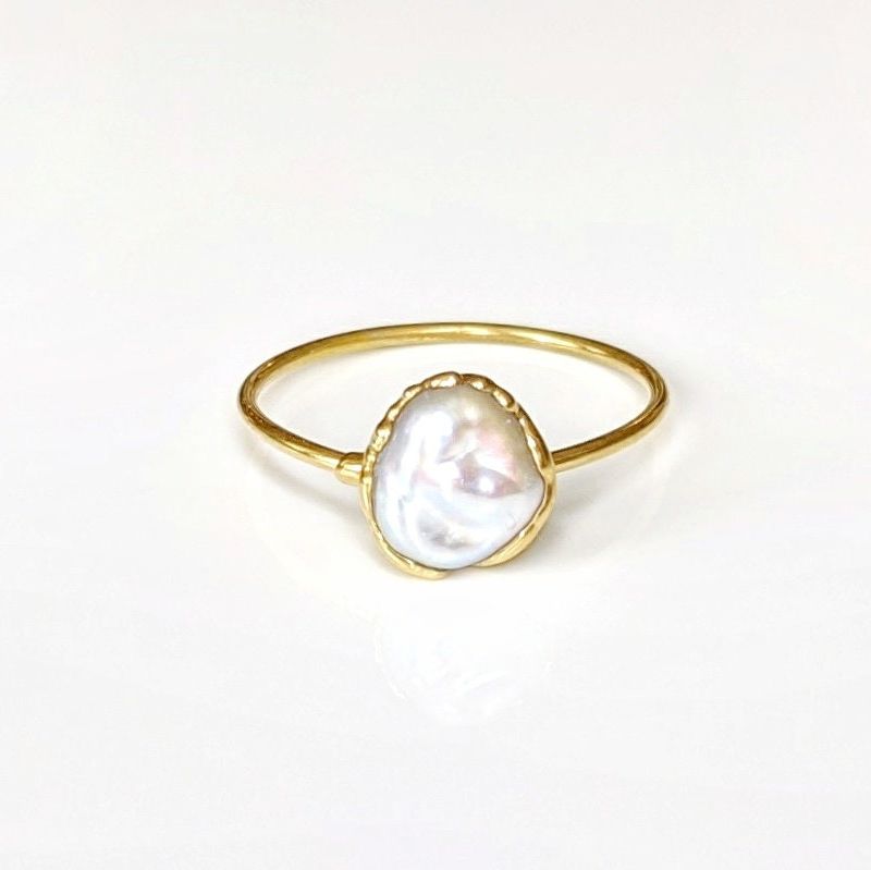 Freshwater pearl ring