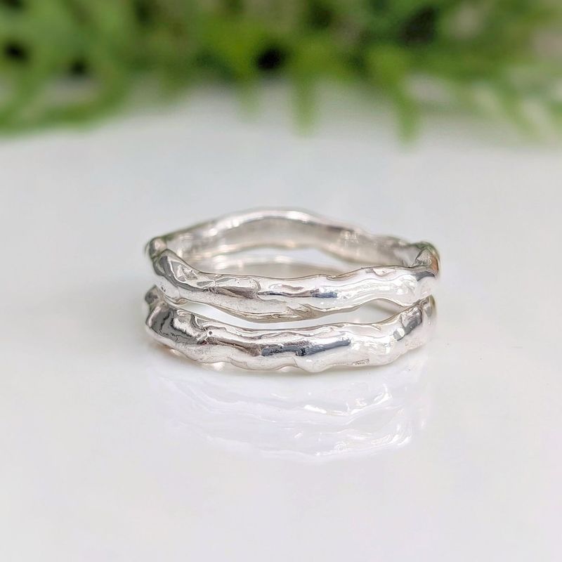 Molten Gold wedding band
