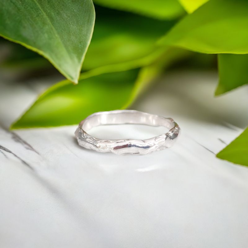 Molten Gold wedding band