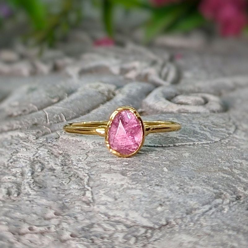 Pink Tourmaline ring
