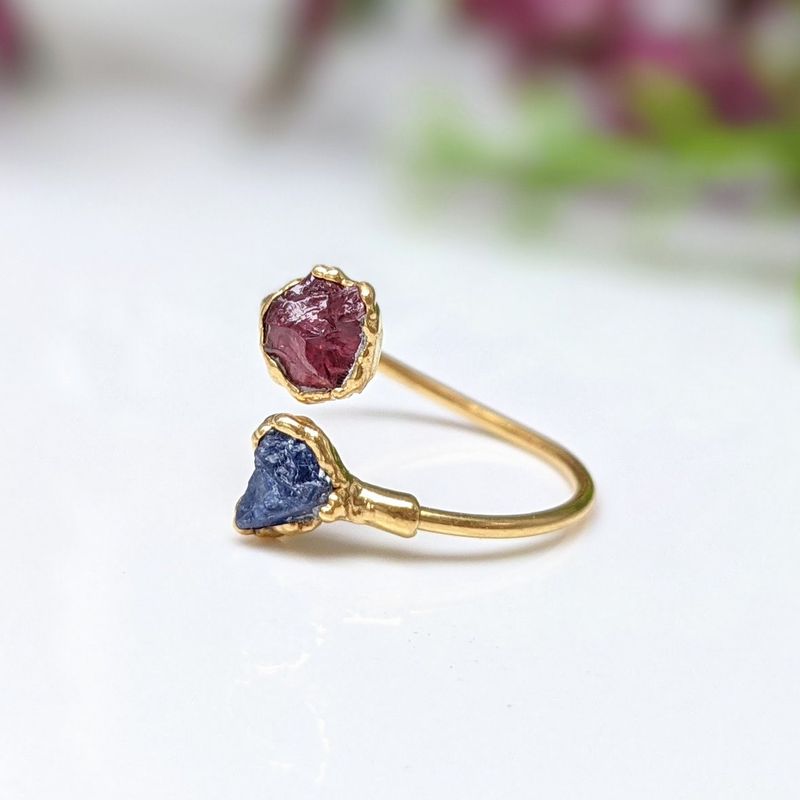 Bague multi-pierres de naissance