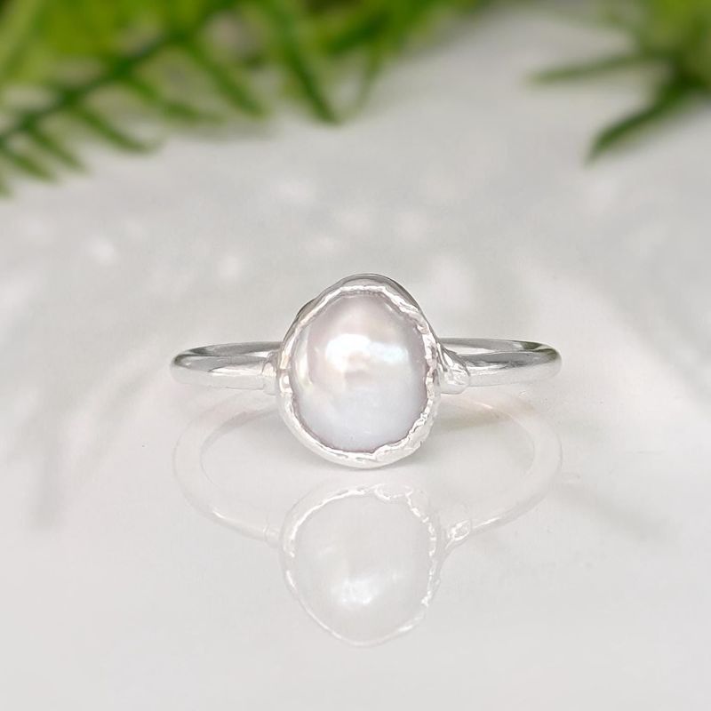 Freshwater pearl ring