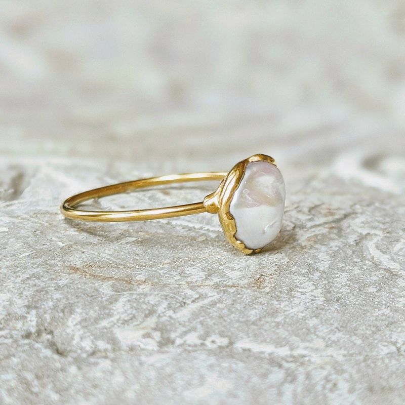 Freshwater pearl ring
