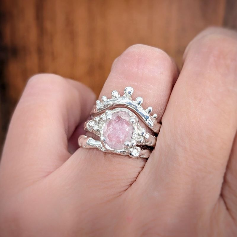 Pink Morganite ring