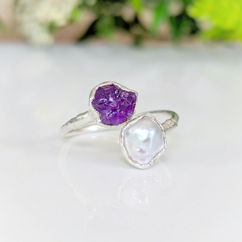 Bague multi-pierres de naissance