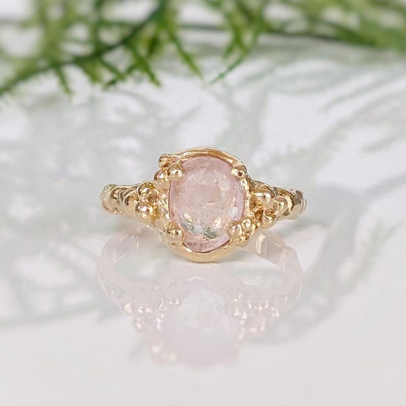 Pink Morganite ring