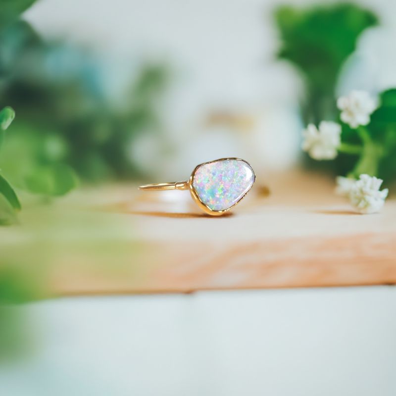 Australian Opal ring