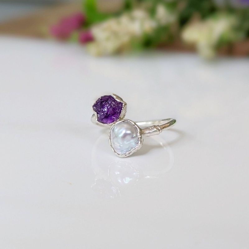 Bague multi-pierres de naissance