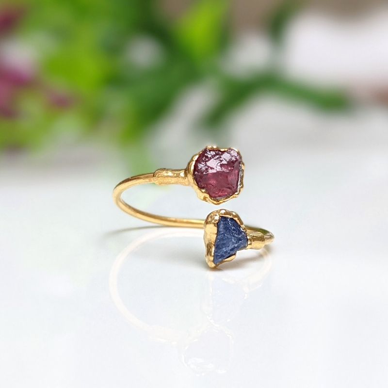 Bague multi-pierres de naissance