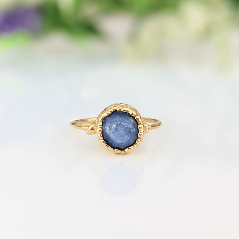 Bague Cyanite bleue