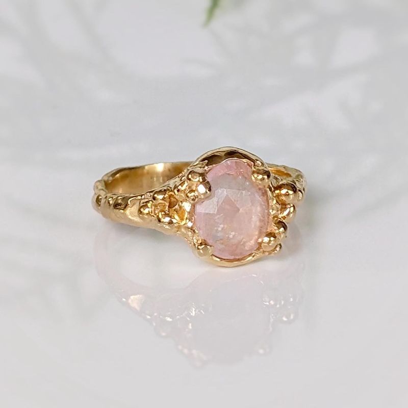 Pink Morganite ring