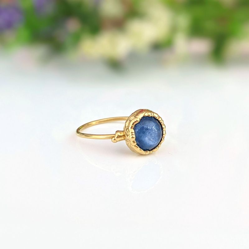 Bague Cyanite bleue