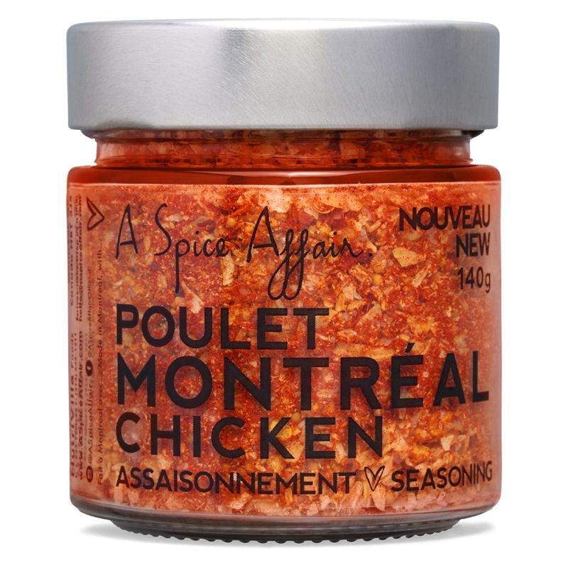 Assaisonnement Poulet Montréalais A Spice Affair. Pot de 140g (4.9 oz)