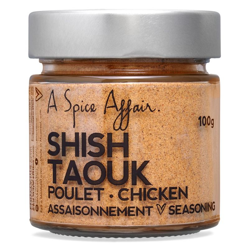 Assaisonnement Poulet Shish Taouk A Spice Affair. Pot de 100g (3.5 oz)