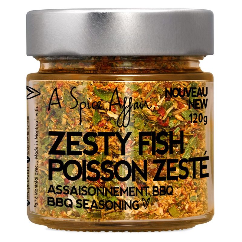 Assaisonnement Poisson Zesté A Spice Affair. Pot de 110g (3.88 oz)