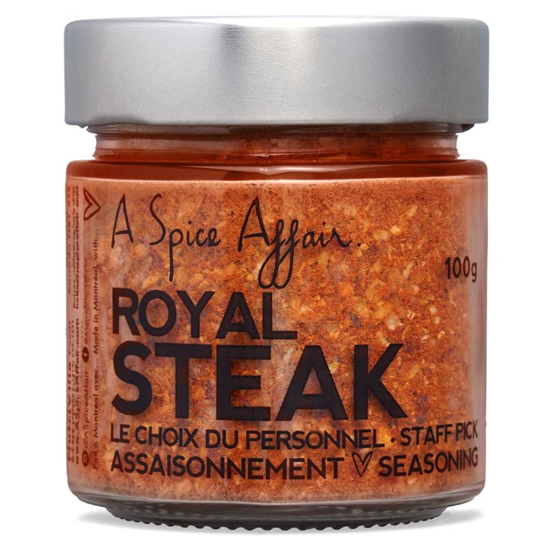 Assaisonnement Steak Royal A Spice Affair. Pot de 100g (3.5 oz)