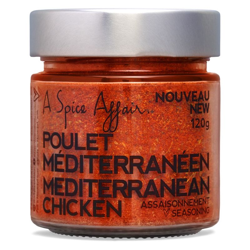 Assaisonnement Poulet Méditerranéen A Spice Affair. Pot de 120g (4.2 oz)