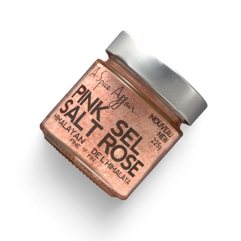 Sel Rose de l'Himalaya (Fin) A Spice Affair. Pot de 225 g (7.9 oz)