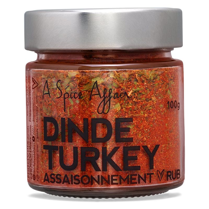 Épices Dinde A Spice Affair. Pot de 100g (3.5 oz)
