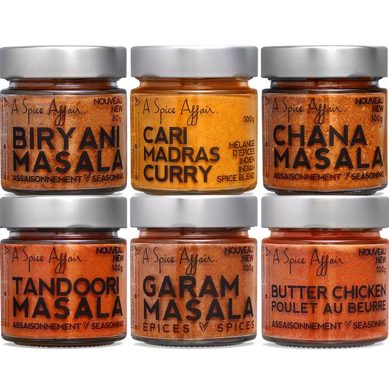 Assortiment Charmes Indiens A Spice Affair (6 pots)