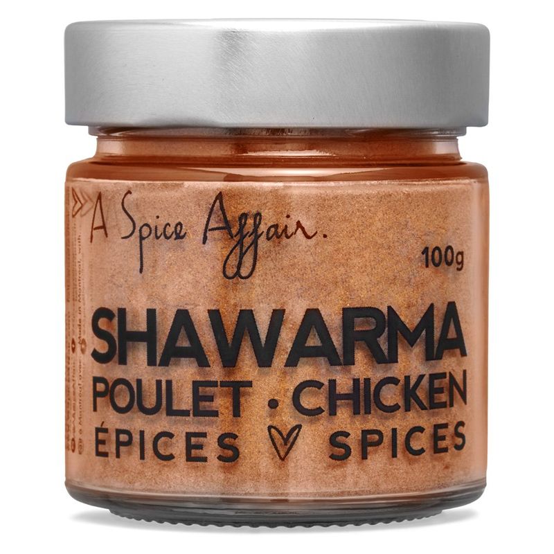 Assaisonnement Shawarma Poulet A Spice Affair. Pot de 100g (3.5 oz)