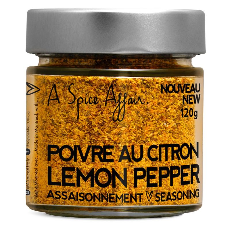 Poivre Au Citron A Spice Affair. Pot de 120g (4.2 oz)
