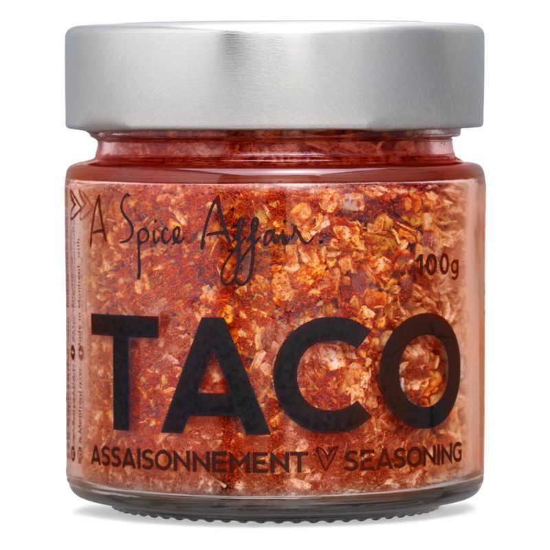 Assaisonnement Taco A Spice Affair. Pot de 100g (3.5 oz)
