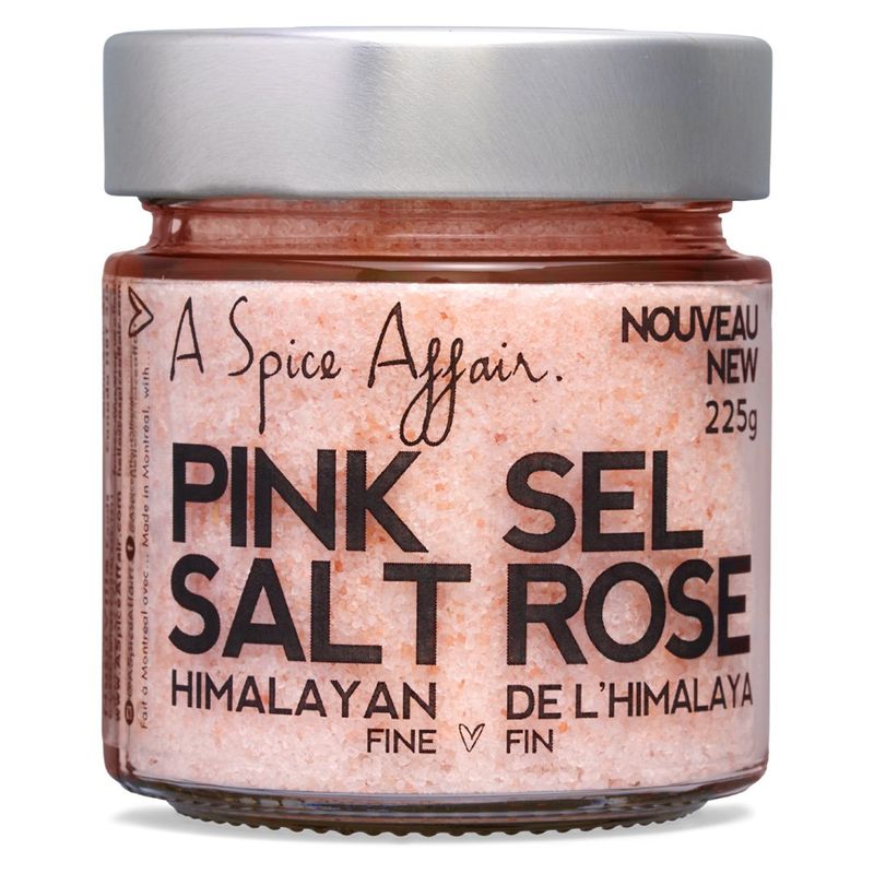 Sel Rose de l'Himalaya (Fin) A Spice Affair. Pot de 225 g (7.9 oz)