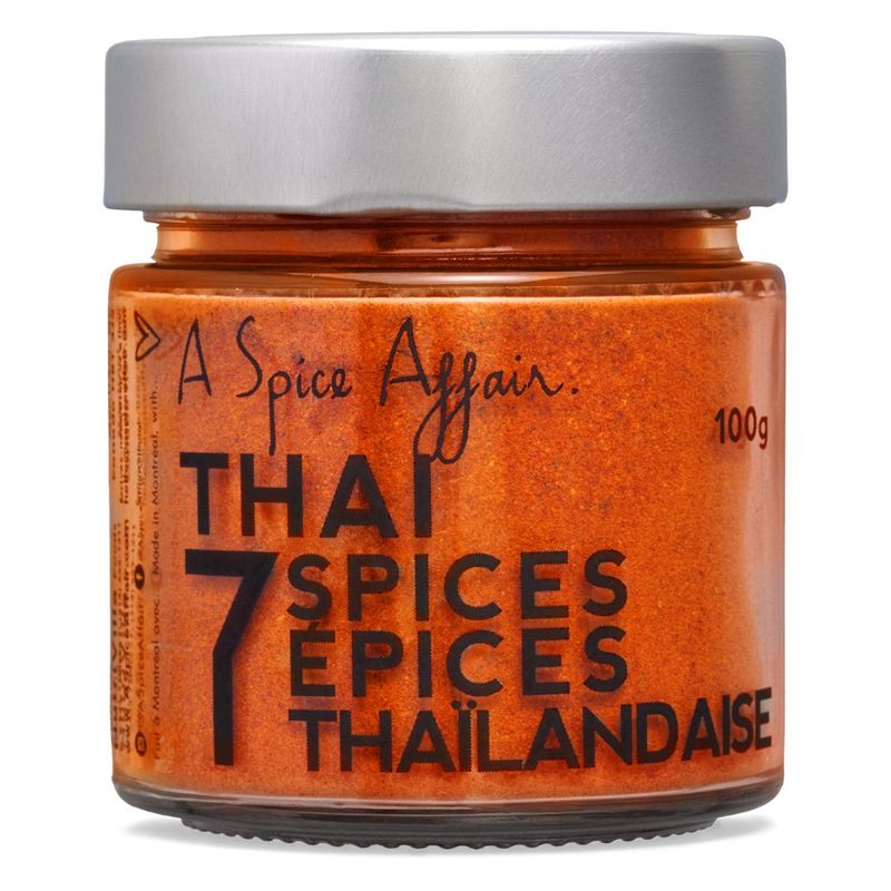 Sept Épices Thaïlandaises A Spice Affair. Pot de 100g (3.5 oz)