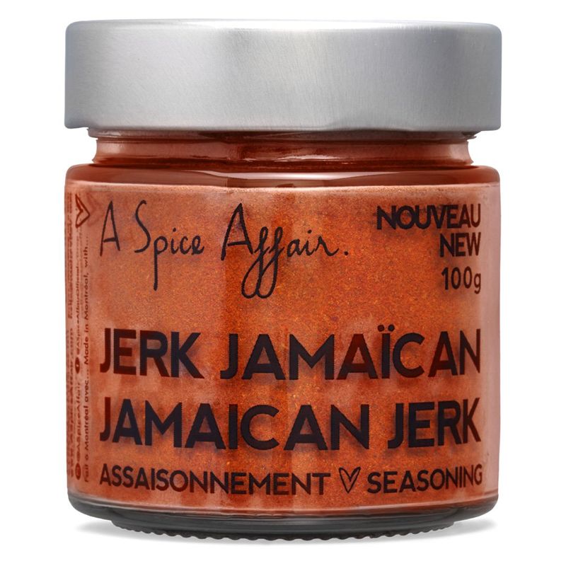 Assaisonnement Jerk Jamaïcain A Spice Affair. Pot de 100g (3.5 oz)