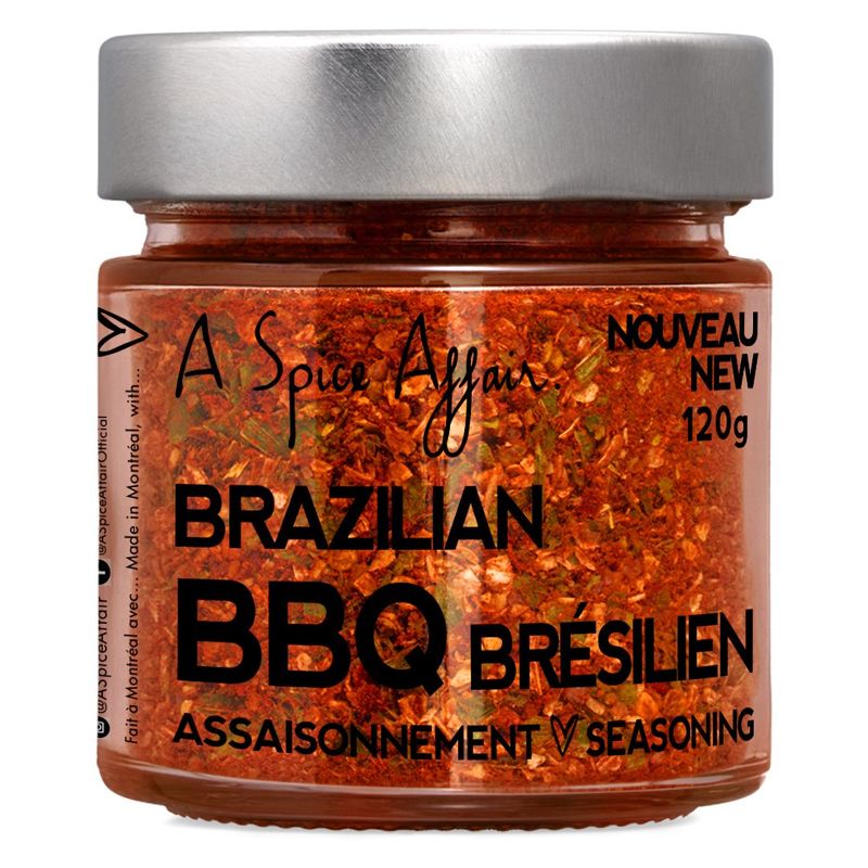 Assaisonnement BBQ Brésilien A Spice Affair. Pot de 120g (4.2 oz)