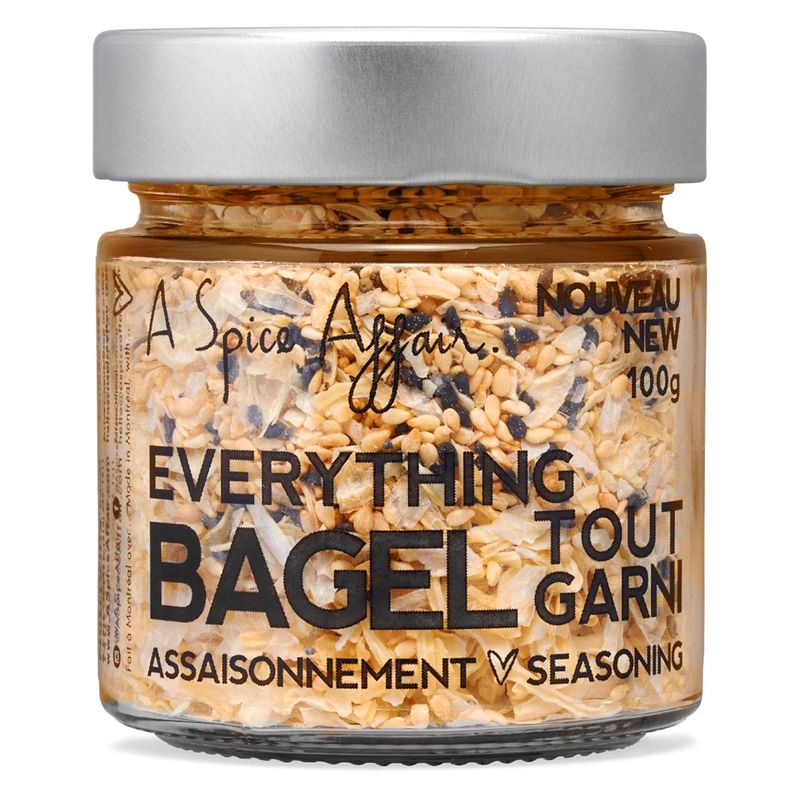 Assaisonnement Bagel Tout Garni A Spice Affair.Pot de 100g (3.5 oz)
