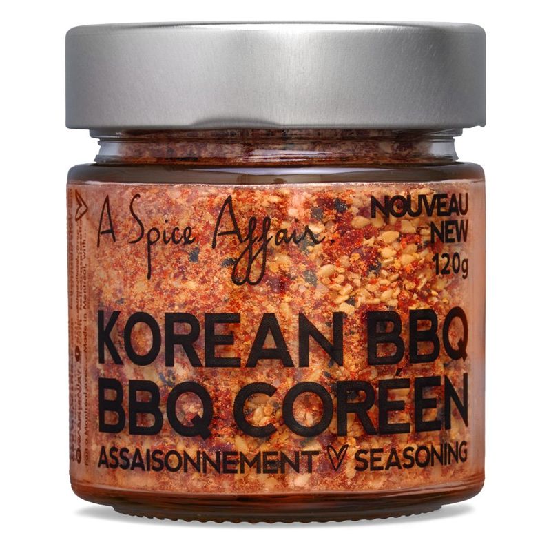 Assaisonnement BBQ Coréen A Spice Affair. Pot de 120g (4.2 oz)