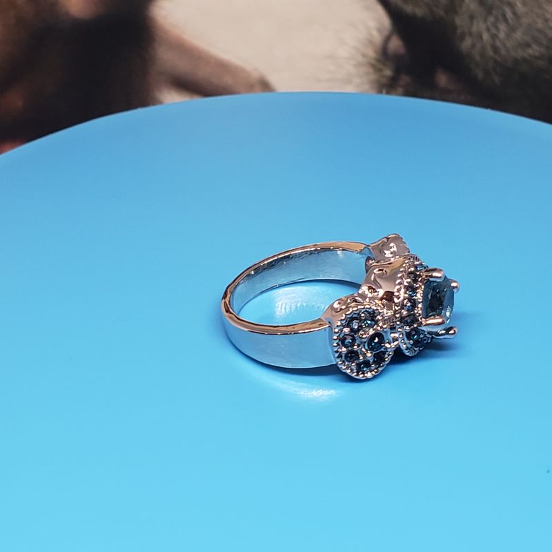 (BAG-002) Bague argent et turquoise