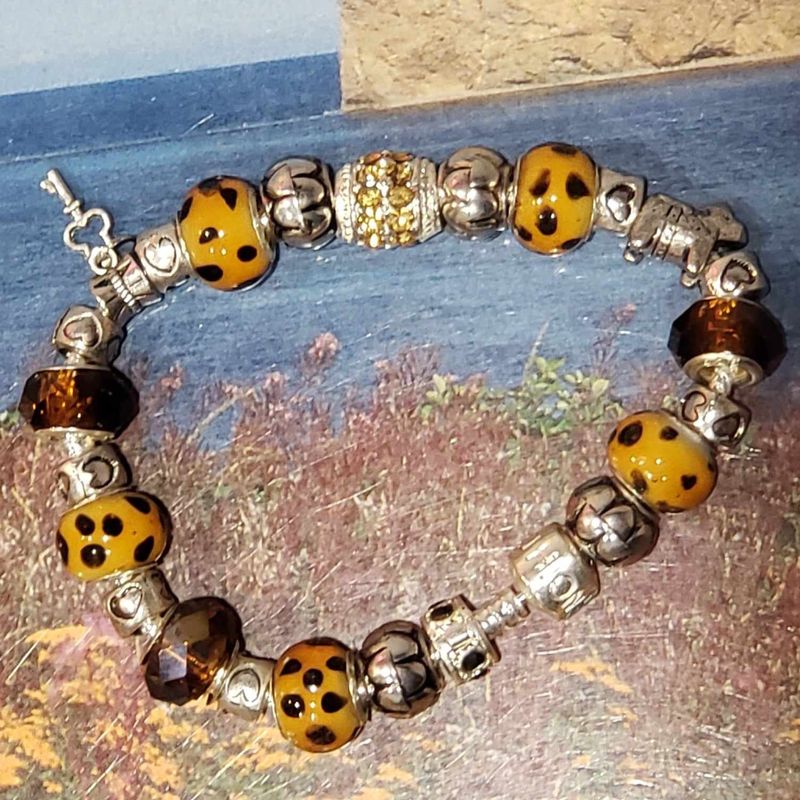 (P-001) Bracelet Léopard Élégant